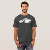 T-shirt icône de voiture (Devant entier)