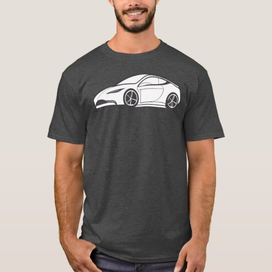 T-shirt icône de voiture (Devant)