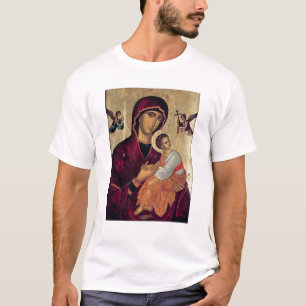 T-shirt Icône dépeignant la mère sainte de la passion