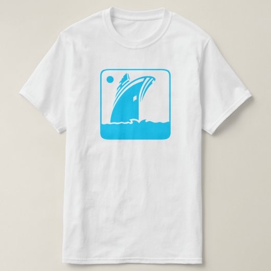 T-shirt icône d'expédition (Design devant)