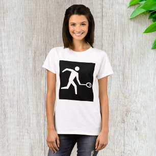 T-shirt Icône du lecteur de squash