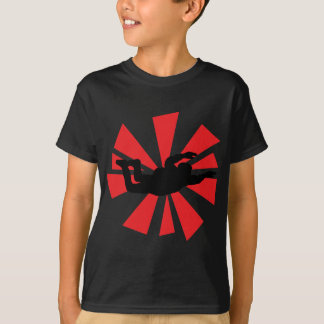 T-shirt icône du parachutisme