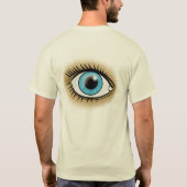 T-shirt Icône d'yeux bleus (Dos)