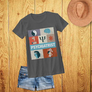 T-shirt Icône emblématique de psychiatre professionnel