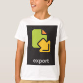 T-shirt Icône Exporter (Devant)