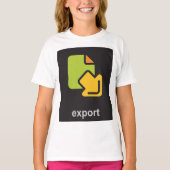T-shirt Icône Exporter (Devant)