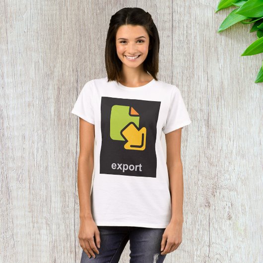 T-shirt Icône Exporter