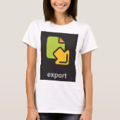 T-shirt Icône Exporter (Devant)