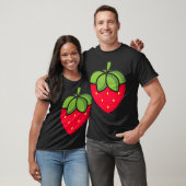 T-shirt Icône fraise (Unisexe)