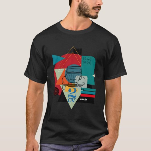 T-shirt Icône française Citroã"N 2Cv (Devant)
