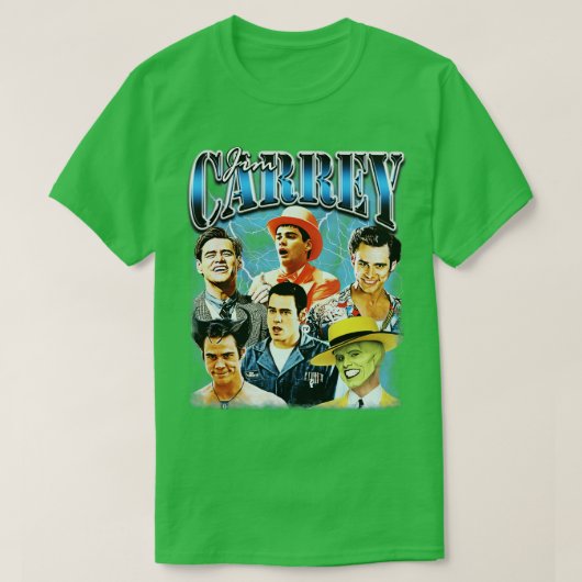 T-shirt Icône Jim rey 90s style bootleg (Design devant)