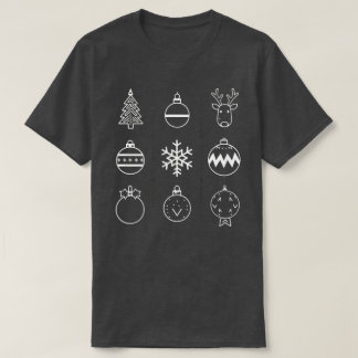 T-shirt Icône minimaliste de Noël Unisex 2