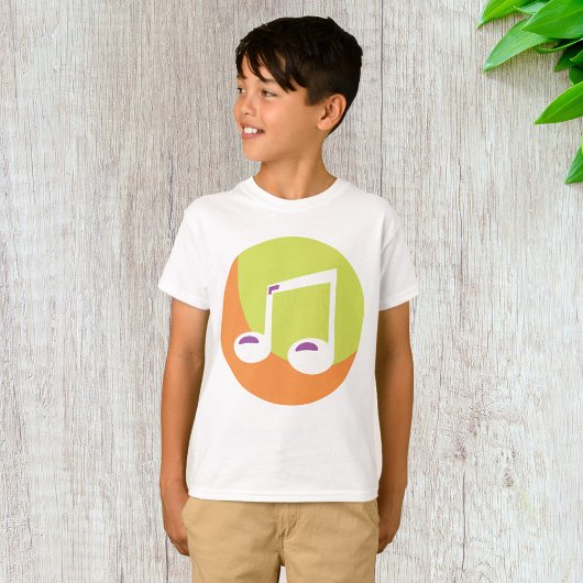 T-shirt Icône Note musicale