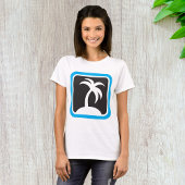 T-shirt Icône Palm Tree
