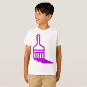 T-shirt Icône Peinture (Devant entier)