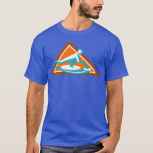T-shirt Icône Triangle Pierre coulissante du lecteur de cu