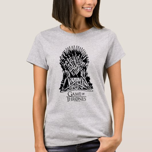 T-shirt Icône Trône en fer (Devant)