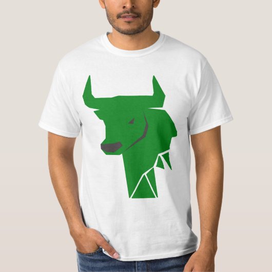 T-shirt Icône verte Taureau – Conception d'astrologie (Devant)
