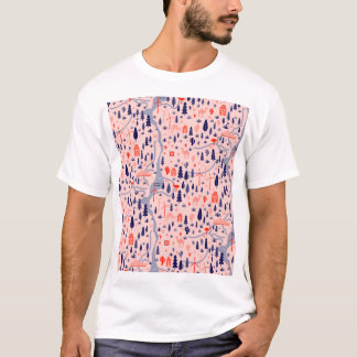 T-shirt Icônes australiennes, motif décoratif sans soudure