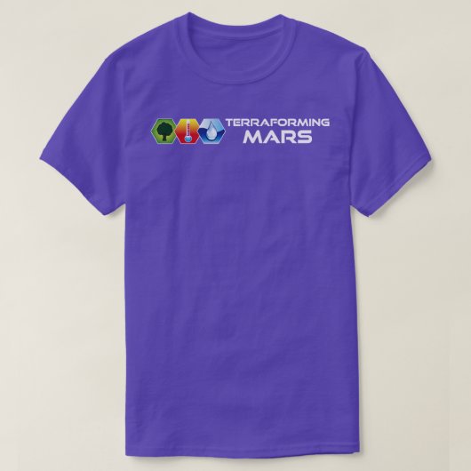 T-shirt Icônes couleur Mars Terraformer (Design devant)