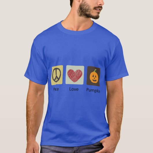 T-shirt Icônes d'application de citrouille (Devant)