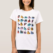 T-shirt Icônes de construction et d'amélioration de la mai (Devant)