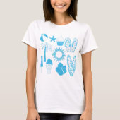 T-shirt Icônes de l'été (Devant)