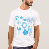 T-shirt Icônes de l'été (Devant)