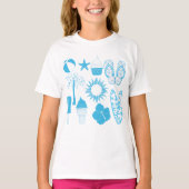 T-shirt Icônes de l'été (Devant)