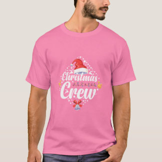 T-shirt Icônes de Noël mignonnes Éléments festifs