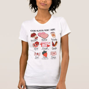 T-shirt Icônes de Saint Valentin mignonnes, art de doodé r