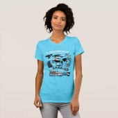 T-shirt Icônes et citations de vacances de Noël (Devant entier)