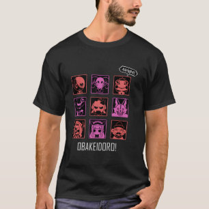T-shirt Icônes Obakeidoro de Monstres en Couleur Intra-Jeu