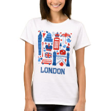 T-Shirt Icônes Pop de Londres