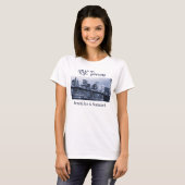 T-shirt Iconic Brooklyn Bridge NYC Dreams Romantic Couples (Devant entier)