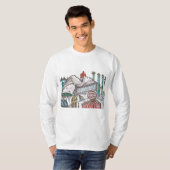 T-shirt iconique d'architecture de Kansas City (Devant entier)