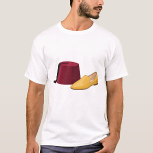 T-shirt Icons of Morocco: The Babouche & Tarbouche 