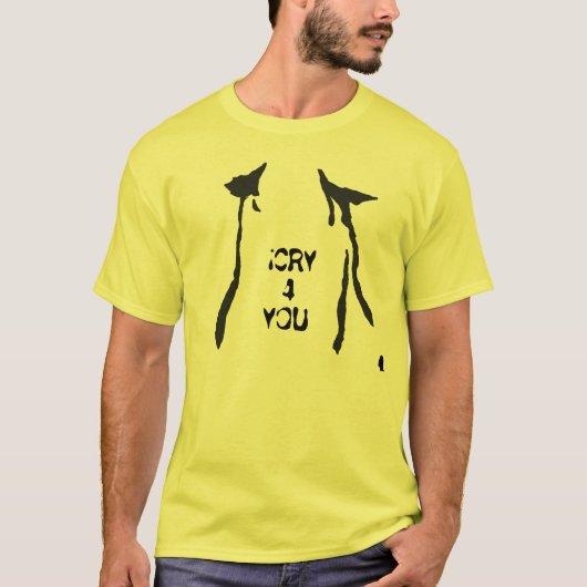 T-shirt #iCRY4You (Devant)