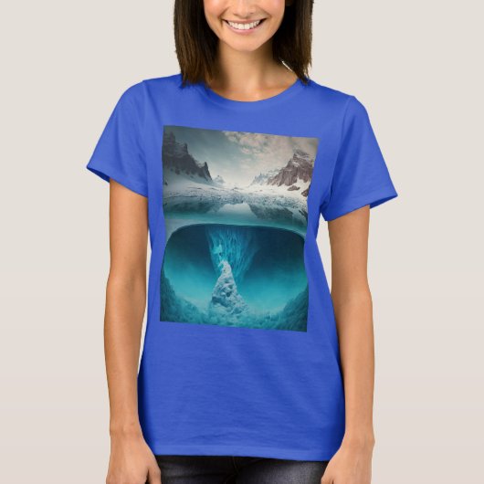 T-shirt Icy Mountain View (Devant)