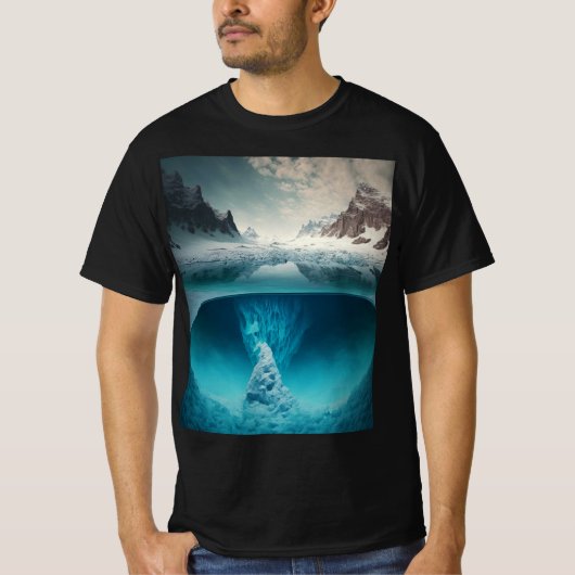 T-shirt Icy Mountain View (Devant)