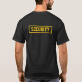 T-SHIRT ID DE SÉCURITÉ (Dos)