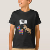 T-shirt ID Donkey J'Ai Touché Que Pinata Mexicain Drôle Ci (Devant)