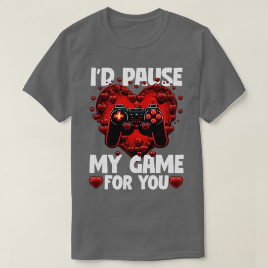T-shirt ID Joueur Pause Mon Jeu Pour Vous2 (Design devant)