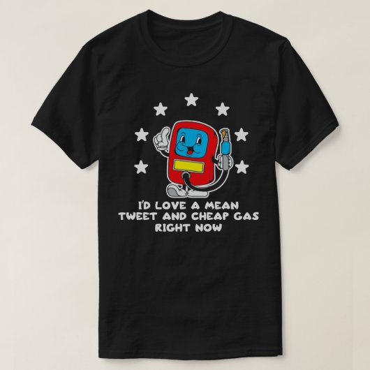 T-shirt Id Love Moean Tweets Prix de l'essence Chemise 202 (Design devant)