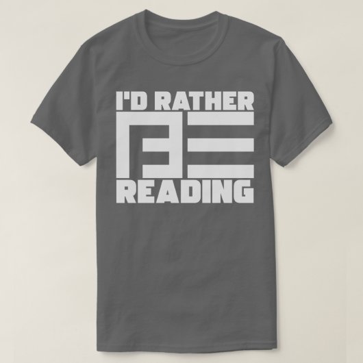 T-shirt Id Plutôt Lecture 1 (Design devant)