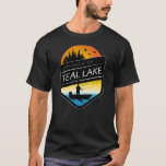 T-shirt I'd Rather Be On Teal Lake Wisconsin Fishing<br><div class="desc">I'd Rather Be On Teal Lake Wisconsin Fishing Venin. Parfait pour papa,  maman,  papa,  men,  women,  friend et family members on Thanksgiving Day,  Christmas Day,  Mothers Day,  Fathers Day,  4th of July,  1776 Independent Day,  Vétérans Day,  Halloween Day,  Patrick's Day</div>