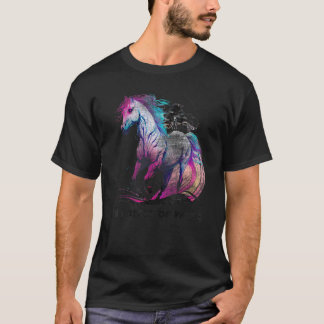 T-shirt i'd rather be riding, horse Equestrians Horseback