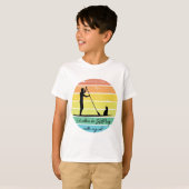 T-shirt I'd Rather Be SUPing With My Cat SUP (Devant entier)