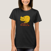 T-shirt I'd Save My Cat Friends Cat Buddy Kitten Sarcasti (Devant)