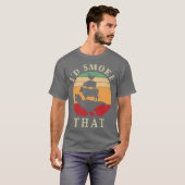 T-shirt Id Smokehat Perfect Pitmaster Gift Meat Grilling B (Devant entier)